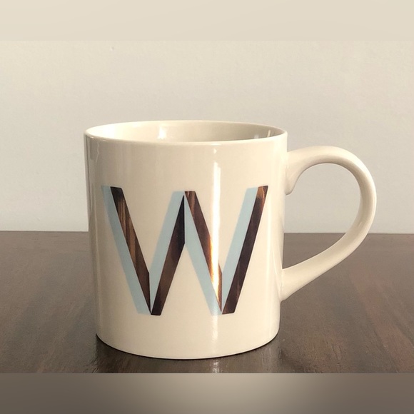 OpalHouse Other - Opal-House stoneware Mug W graphic initial ceramic cream. Size 13Oz